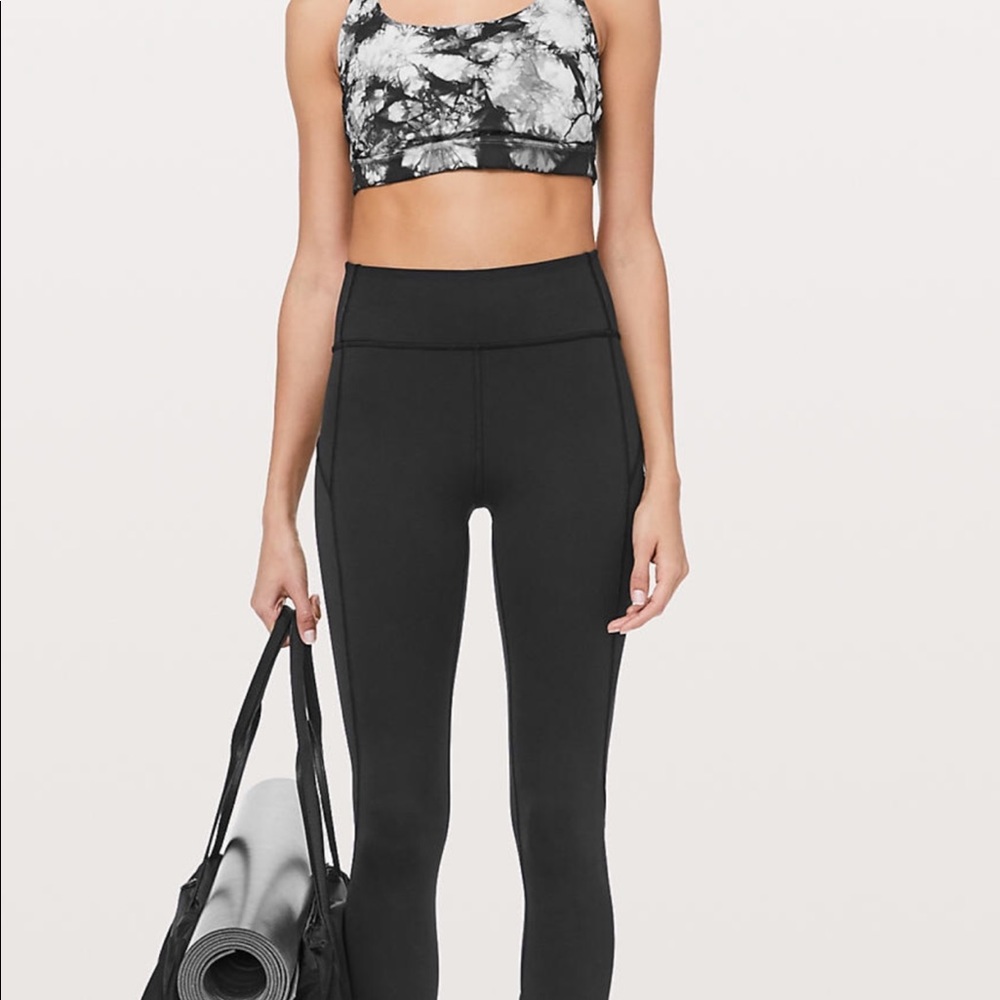 LuLuLemon In MOVEMENT 7/8 TIGHT *EVERLUX 25" Black